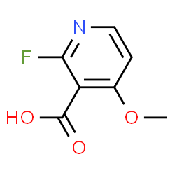 ChemSpider 2D Image | 2-Fluoro-4-methoxynicotinic acid | C7H6FNO3