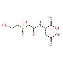 ChemSpider 2D Image | N-{[Hydroxy(2-hydroxyethyl)phosphoryl]acetyl}-L-aspartic acid | C8H14NO8P
