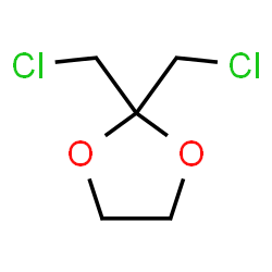 ChemSpider 2D Image | 2,2-Bis(chloromethyl)-1,3-dioxolane | C5H8Cl2O2