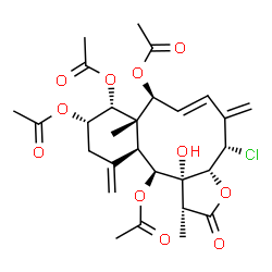 ChemSpider 2D Image | frajunolide H | C28H35ClO11