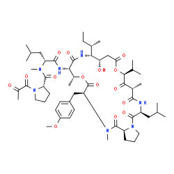ChemSpider 2D Image | Plitidepsin | C57H87N7O15