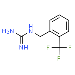 ChemSpider 2D Image | 1-[2-(Trifluoromethyl)benzyl]guanidine | C9H10F3N3