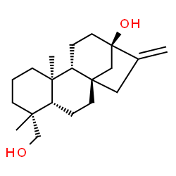 ChemSpider 2D Image | (5beta,9beta,10alpha)-Kaur-16-ene-13,18-diol | C20H32O2