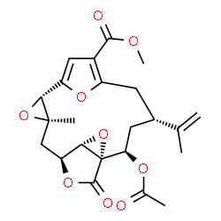 ChemSpider 2D Image | lopholide | C23H26O9