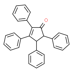 ChemSpider 2D Image | 2,3,4,5-Tetraphenyl-2-cyclopenten-1-one | C29H22O