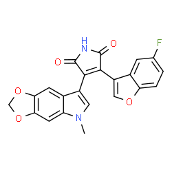 ChemSpider 2D Image | 9-ING-41 | C22H13FN2O5