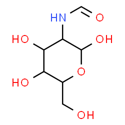 ChemSpider 2D Image | 2-Deoxy-2-formamidohexopyranose | C7H13NO6