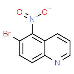 ChemSpider 2D Image | 6-Bromo-5-nitroquinoline | C9H5BrN2O2
