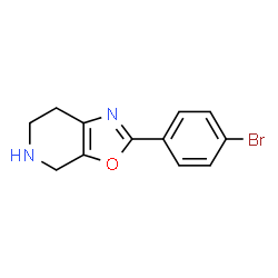 ChemSpider 2D Image | 2-(4-Bromophenyl)-4,5,6,7-tetrahydrooxazolo[5,4-c]pyridine | C12H11BrN2O