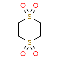 ChemSpider 2D Image | 1,4-Dithiane 1,1,4,4-tetraoxide | C4H8O4S2