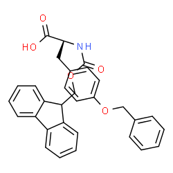 ChemSpider 2D Image | O-Benzyl-N-[(9H-fluoren-9-ylmethoxy)carbonyl]-D-tyrosine | C31H27NO5