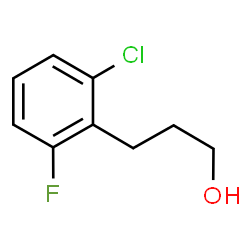 ChemSpider 2D Image | 3-(2-Chloro-6-fluorophenyl)-1-propanol | C9H10ClFO