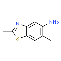 ChemSpider 2D Image | 2,6-Dimethylbenzo[d]thiazol-5-amine | C9H10N2S