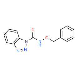 ChemSpider 2D Image | N-(Benzyloxy)-1H-benzotriazole-1-carboxamide | C14H12N4O2