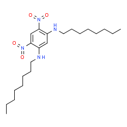ChemSpider 2D Image | 4,6-Dinitro-N,N'-dioctyl-1,3-benzenediamine | C22H38N4O4