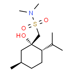ChemSpider 2D Image | 1-[(1S,2S,5R)-1-Hydroxy-2-isopropyl-5-methylcyclohexyl]-N,N-dimethylmethanesulfonamide | C13H27NO3S