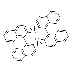 ChemSpider 2D Image | 11,11,24,24-Tetramethyl-11,24-dihydrotetranaphtho[2,1-b:1',2'-d:2'',1''-g:1''',2'''-i][1,6]distannecine | C44H36Sn2