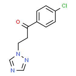 ChemSpider 2D Image | 1-(4-Chlorophenyl)-3-(1H-1,2,4-triazol-1-yl)-1-propanone | C11H10ClN3O