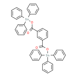 ChemSpider 2D Image | [1,3-Phenylenebis(carbonyloxy)]bis(triphenylstannane) | C44H34O4Sn2