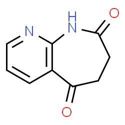 ChemSpider 2D Image | 7,9-dihydro-6H-pyrido[2,3-b]azepine-5,8-dione | C9H8N2O2