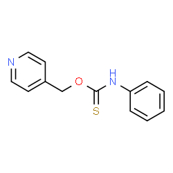 ChemSpider 2D Image | O-(4-Pyridinylmethyl) phenylcarbamothioate | C13H12N2OS