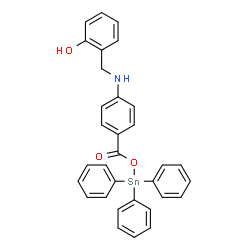 ChemSpider 2D Image | 2-{[(4-{[(Triphenylstannyl)oxy]carbonyl}phenyl)amino]methyl}phenol | C32H27NO3Sn