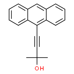 ChemSpider 2D Image | 4-(9-Anthryl)-2-methyl-3-butyn-2-ol | C19H16O