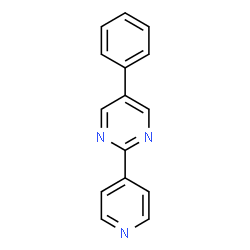 ChemSpider 2D Image | 5-Phenyl-2-(4-pyridinyl)pyrimidine | C15H11N3