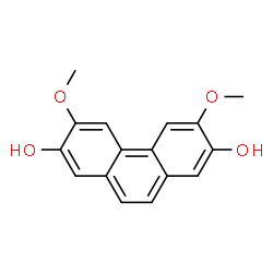 ChemSpider 2D Image | 3,6-Dimethoxy-2,7-phenanthrenediol | C16H14O4