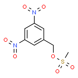 ChemSpider 2D Image | 3,5-Dinitrobenzyl methanesulfonate | C8H8N2O7S