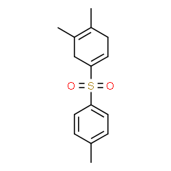 ChemSpider 2D Image | 1-[(4,5-Dimethyl-1,4-cyclohexadien-1-yl)sulfonyl]-4-methylbenzene | C15H18O2S