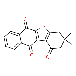 ChemSpider 2D Image | 3,3-Dimethyl-3,4-dihydrobenzo[b]naphtho[2,3-d]furan-1,6,11(2H)-trione | C18H14O4