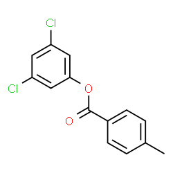 ChemSpider 2D Image | 3,5-Dichlorophenyl 4-methylbenzoate | C14H10Cl2O2