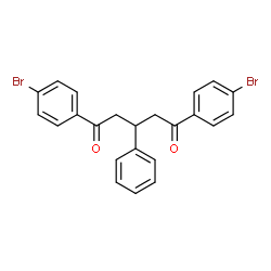 ChemSpider 2D Image | 1,5-Bis(4-bromophenyl)-3-phenyl-1,5-pentanedione | C23H18Br2O2