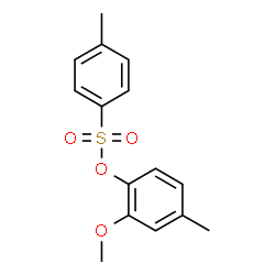 ChemSpider 2D Image | 2-Methoxy-4-methylphenyl 4-methylbenzenesulfonate | C15H16O4S