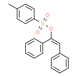 ChemSpider 2D Image | (E)-1,2-Diphenylvinyl 4-methylbenzenesulfonate | C21H18O3S