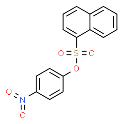 ChemSpider 2D Image | 4-Nitrophenyl 1-naphthalenesulfonate | C16H11NO5S
