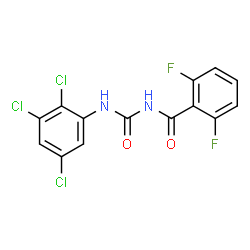 ChemSpider 2D Image | 2,6-Difluoro-N-[(2,3,5-trichlorophenyl)carbamoyl]benzamide | C14H7Cl3F2N2O2