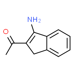 ChemSpider 2D Image | 1-(3-Amino-1H-inden-2-yl)ethanone | C11H11NO
