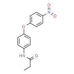 ChemSpider 2D Image | N-[4-(4-Nitrophenoxy)phenyl]propanamide | C15H14N2O4