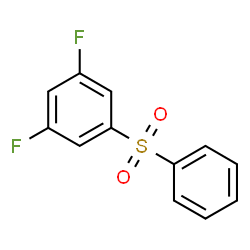 ChemSpider 2D Image | 1,3-Difluoro-5-(phenylsulfonyl)benzene | C12H8F2O2S