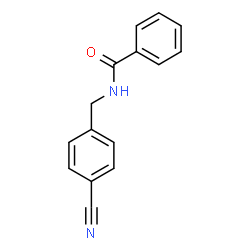 ChemSpider 2D Image | N-(4-Cyanobenzyl)benzamide | C15H12N2O