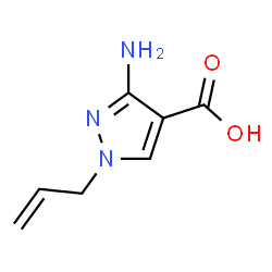 ChemSpider 2D Image | 1-Allyl-3-amino-1H-pyrazole-4-carboxylic acid | C7H9N3O2