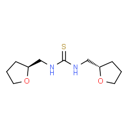 ChemSpider 2D Image | 1,3-Bis[(2S)-tetrahydro-2-furanylmethyl]thiourea | C11H20N2O2S
