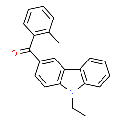 ChemSpider 2D Image | (9-Ethyl-9H-carbazol-3-yl)(2-methylphenyl)methanone | C22H19NO