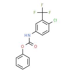 ChemSpider 2D Image | Phenyl [4-chloro-3-(trifluoromethyl)phenyl]carbamate | C14H9ClF3NO2