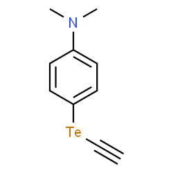 ChemSpider 2D Image | 4-(Ethynyltellanyl)-N,N-dimethylaniline | C10H11NTe