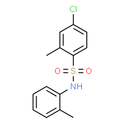 ChemSpider 2D Image | 4-Chloro-2-methyl-N-(2-methylphenyl)benzenesulfonamide | C14H14ClNO2S