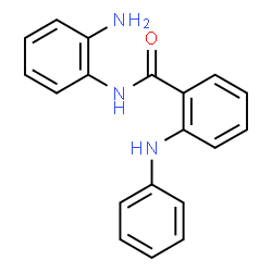 ChemSpider 2D Image | N-(2-Aminophenyl)-2-anilinobenzamide | C19H17N3O