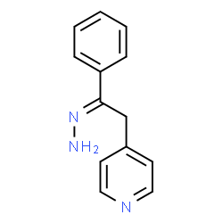 ChemSpider 2D Image | 4-[(2E)-2-Hydrazono-2-phenylethyl]pyridine | C13H13N3